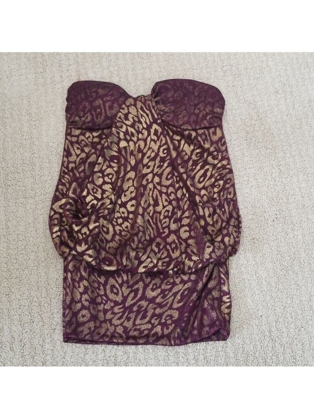 Club Top Maroon Gold